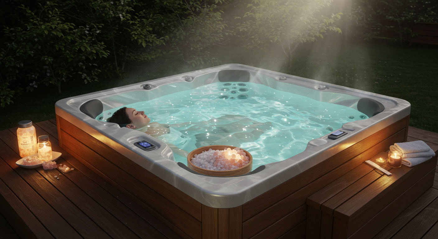 Benefits of a Bluwater Salt Hot Tub system